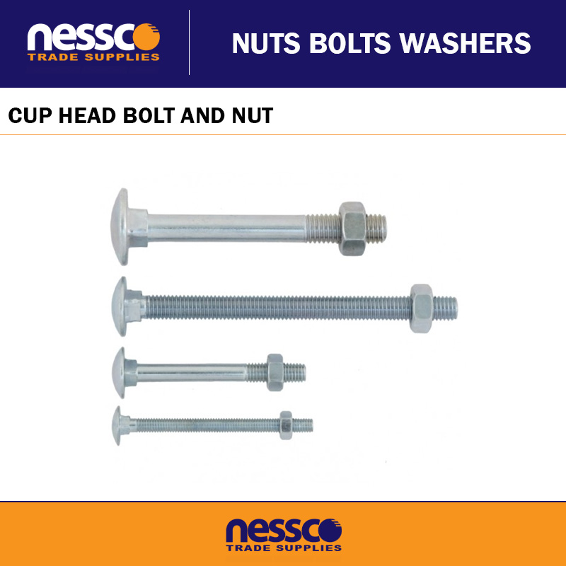 CUP HEAD BOLT AND NUT